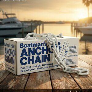 ACCO Boatman's Pride Anchor Chain 1/4" x 5ft Double Coated